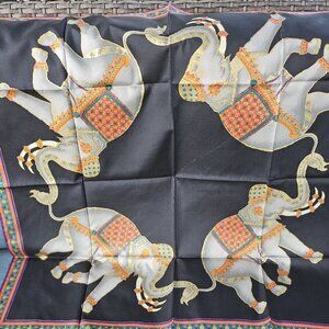 Two sided 100% Thai Silk Scarf